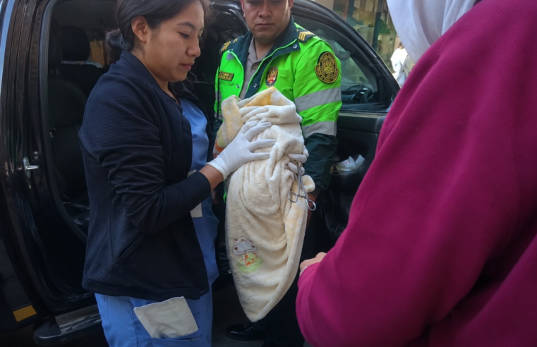 Bebé nace en patrullero durante auxilio en Sabandía.