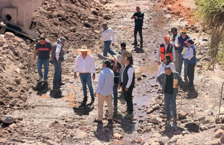 Cayma refuerza inspección de torrenteras ante proximidad de temporada de lluvias