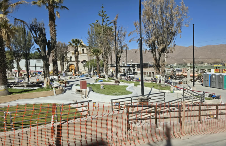 Socabaya cuestiona posible uso político de inauguración de su plaza