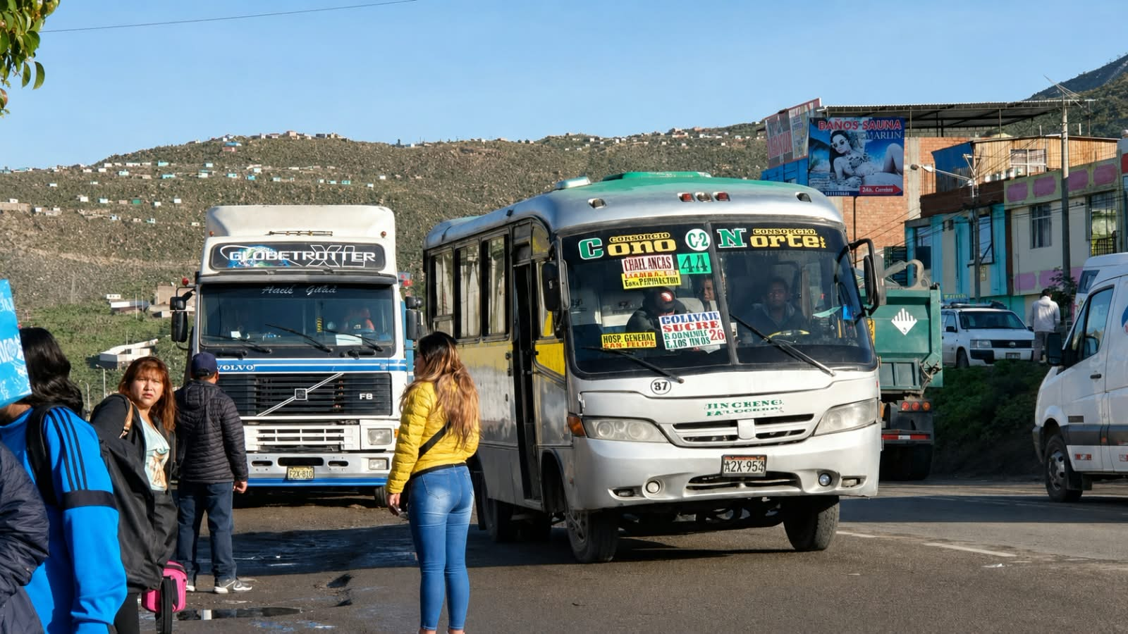 Asaltan a chofer y roban bus del SIT en Yura