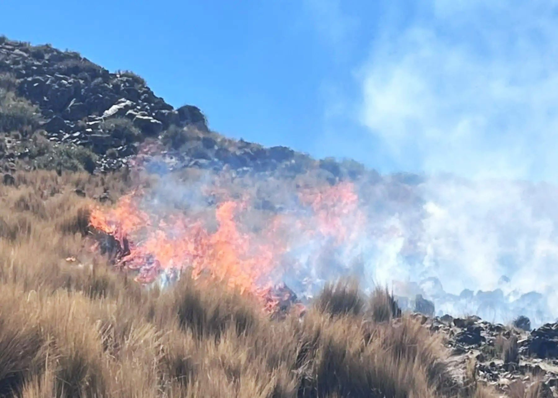 MINCETUR monitorea incendio forestal y vigila zonas turísticas