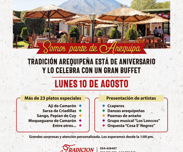 Tradicion Arequipeña Aniversario