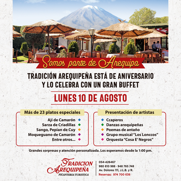 Tradicion Arequipeña Aniversario