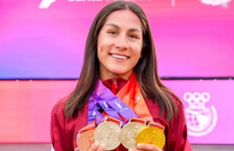 Peruanos se bañan en oro en los Juegos Suramericanos
