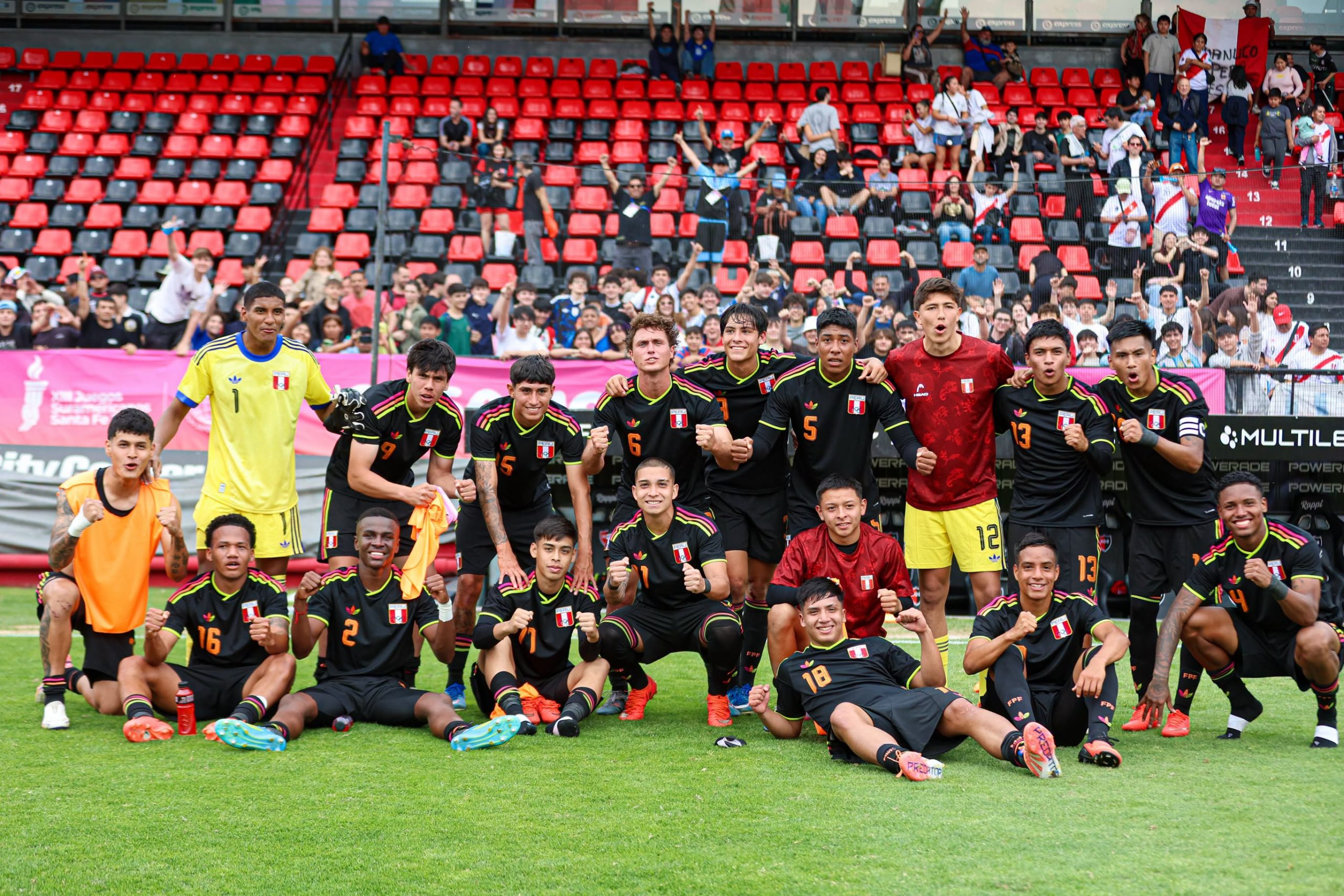 Perú sub-20 le ganó 2-0 a Chile enlos Juegos Odesur