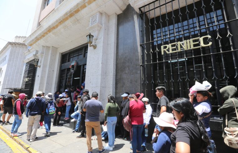 Más de 18 mil DNI están pendientes de recojo en Arequipa