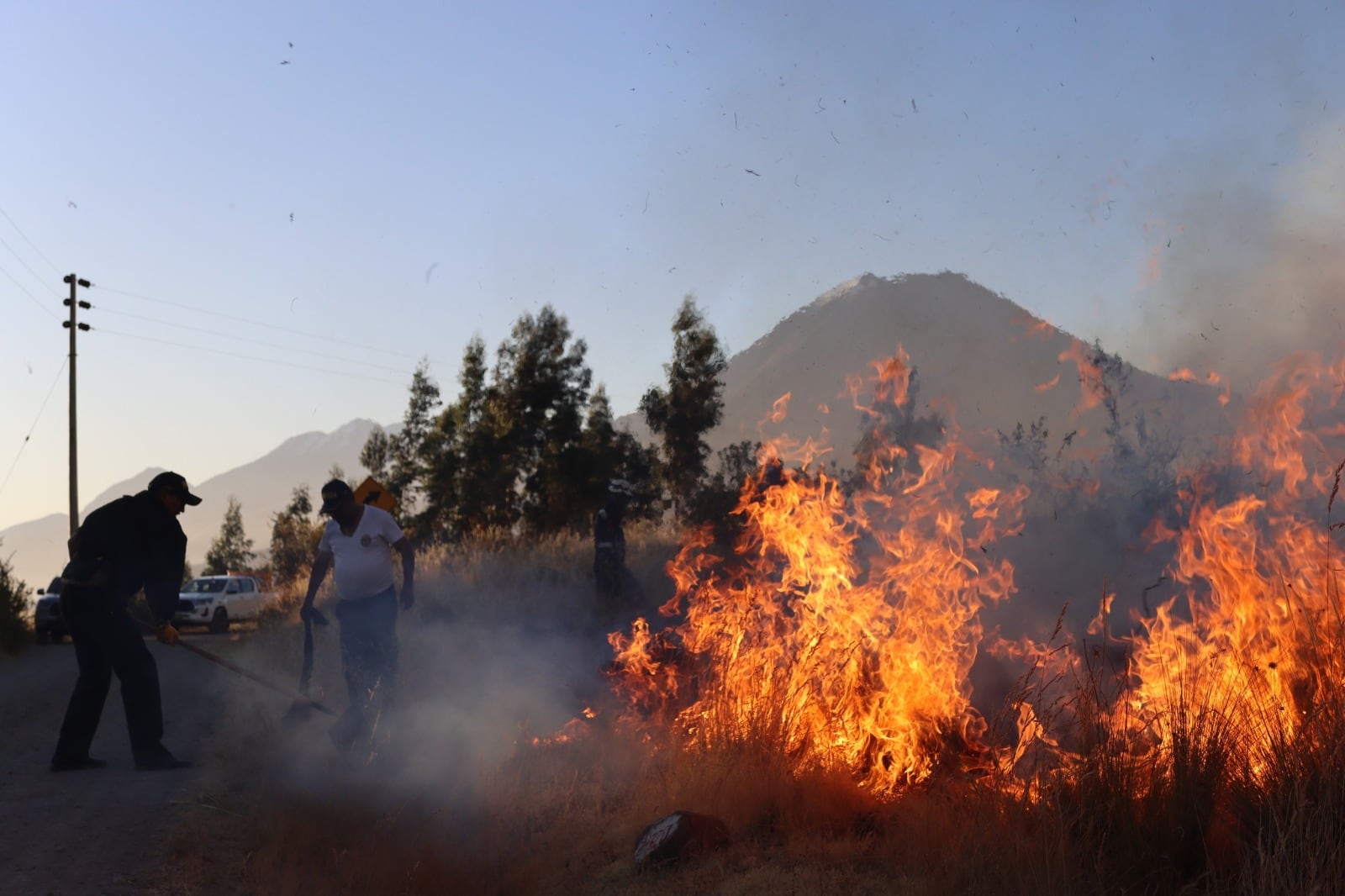 Recientes incendios forestales en Arequipa fueron ocasionados por el hombre
