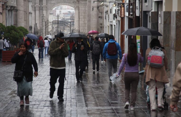 Arequipa tendrá lluvias en la sierra y lloviznas en la costa