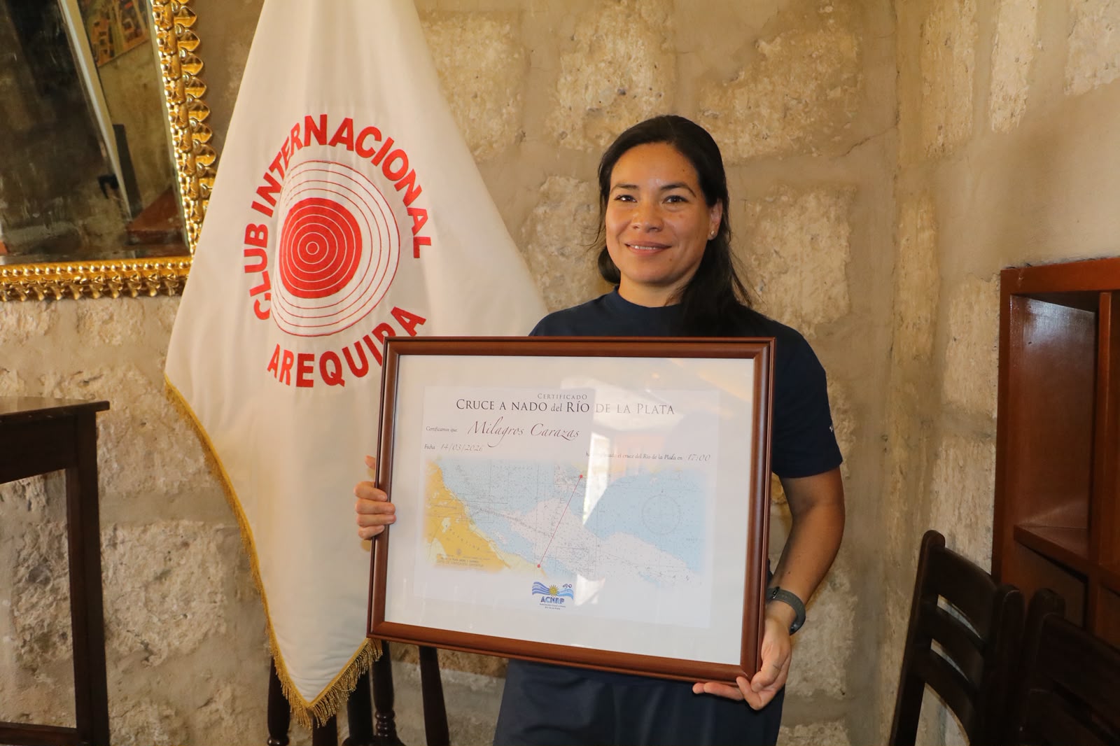 Nadadora Milagros Carazas tiene otro reto en aguas abiertas