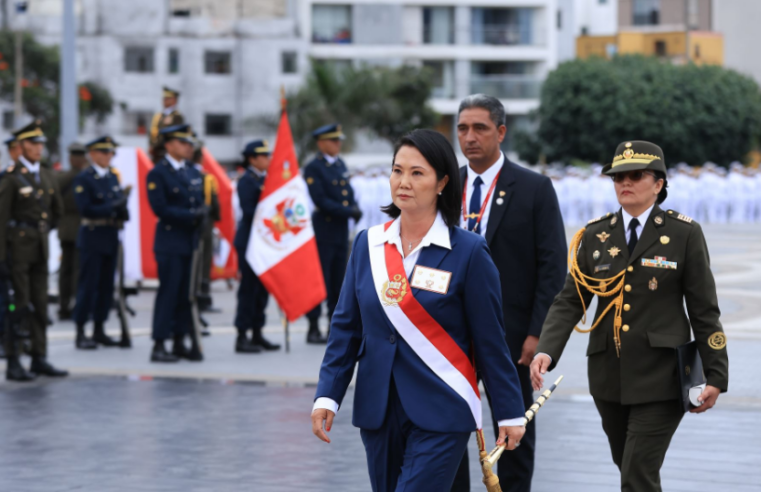 Keiko Fujimori anuncia medidas para restablecer el orden y la paz