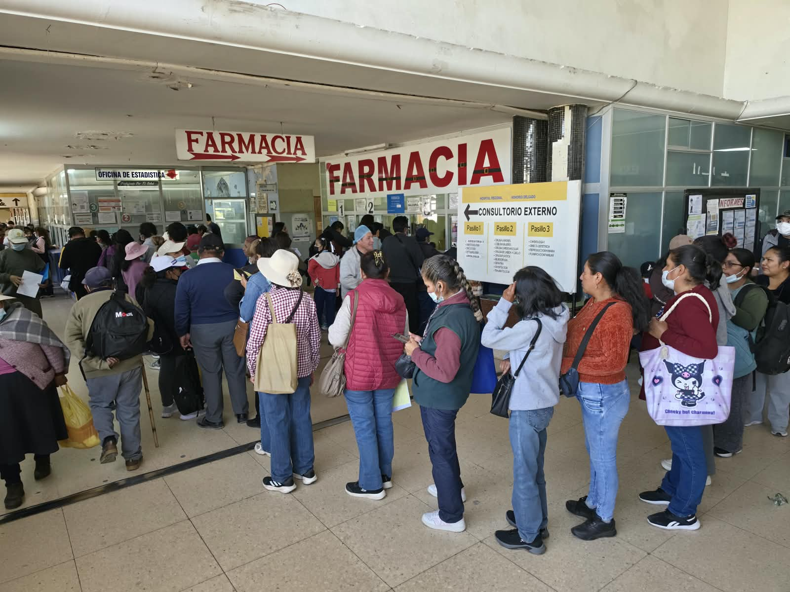 Denuncian falta de insumos en el hospital Honorio Delgado