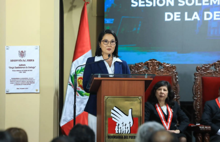 Fujimori pide al Congreso acelerar debate de facultades legislativas