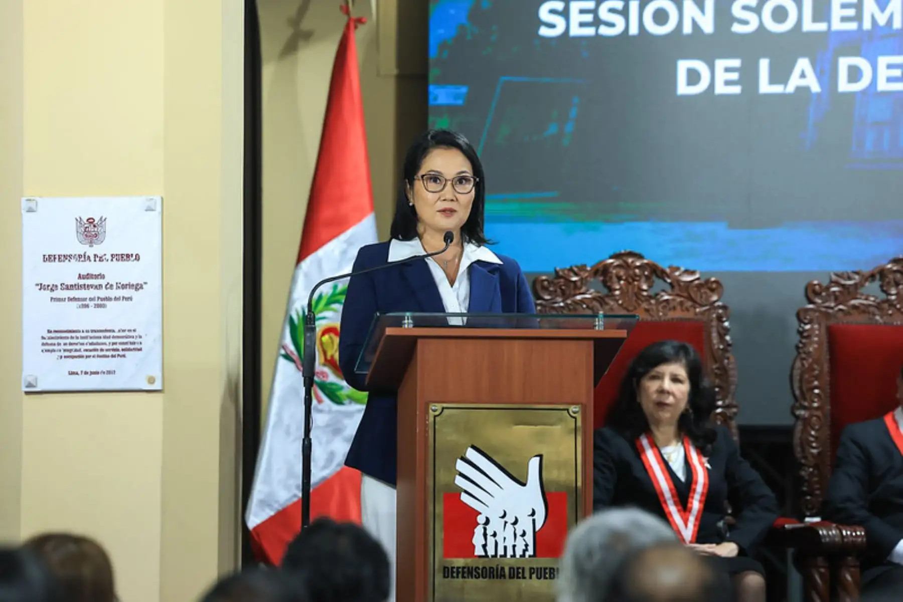 Fujimori pide al Congreso acelerar debate de facultades legislativas