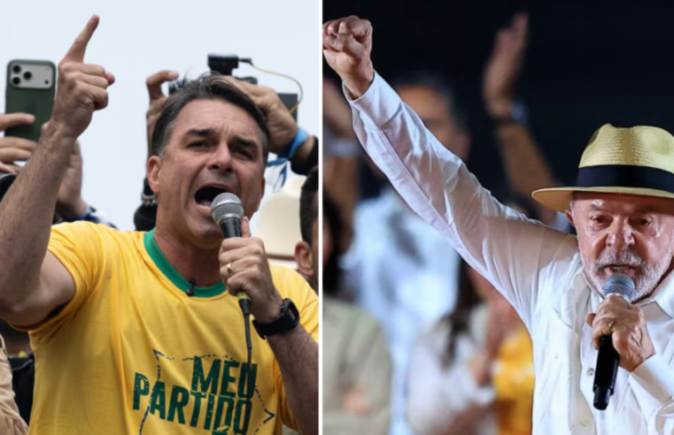 Lula y Flávio Bolsonaro empatan con 41 % ante eventual segunda vuelta en Brasil