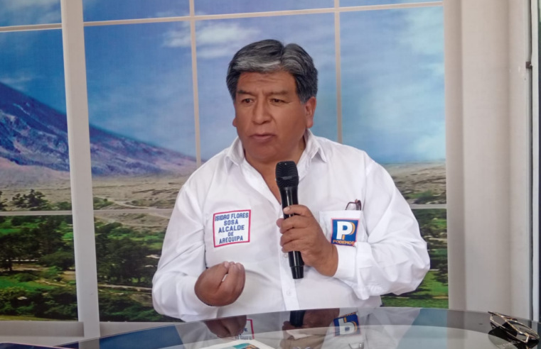 Isidro Flores plantea ordenar Arequipa y combatir la informalidad desde la MPA