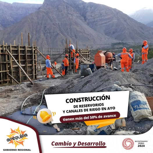 Obra de riego de Ayo acumula 12 paralizaciones y se quedan presupuesto para su culminación 