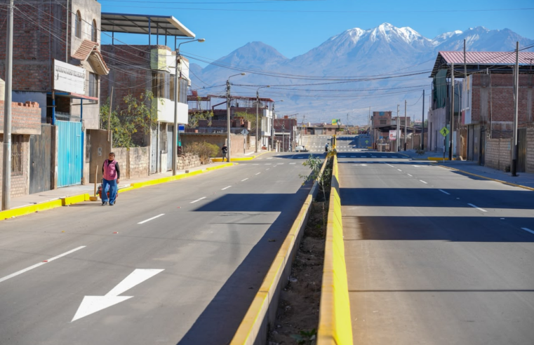 Más de 5 mil vecinos de Horacio Zeballos con vías nuevas tras inversión de S/ 25 millones