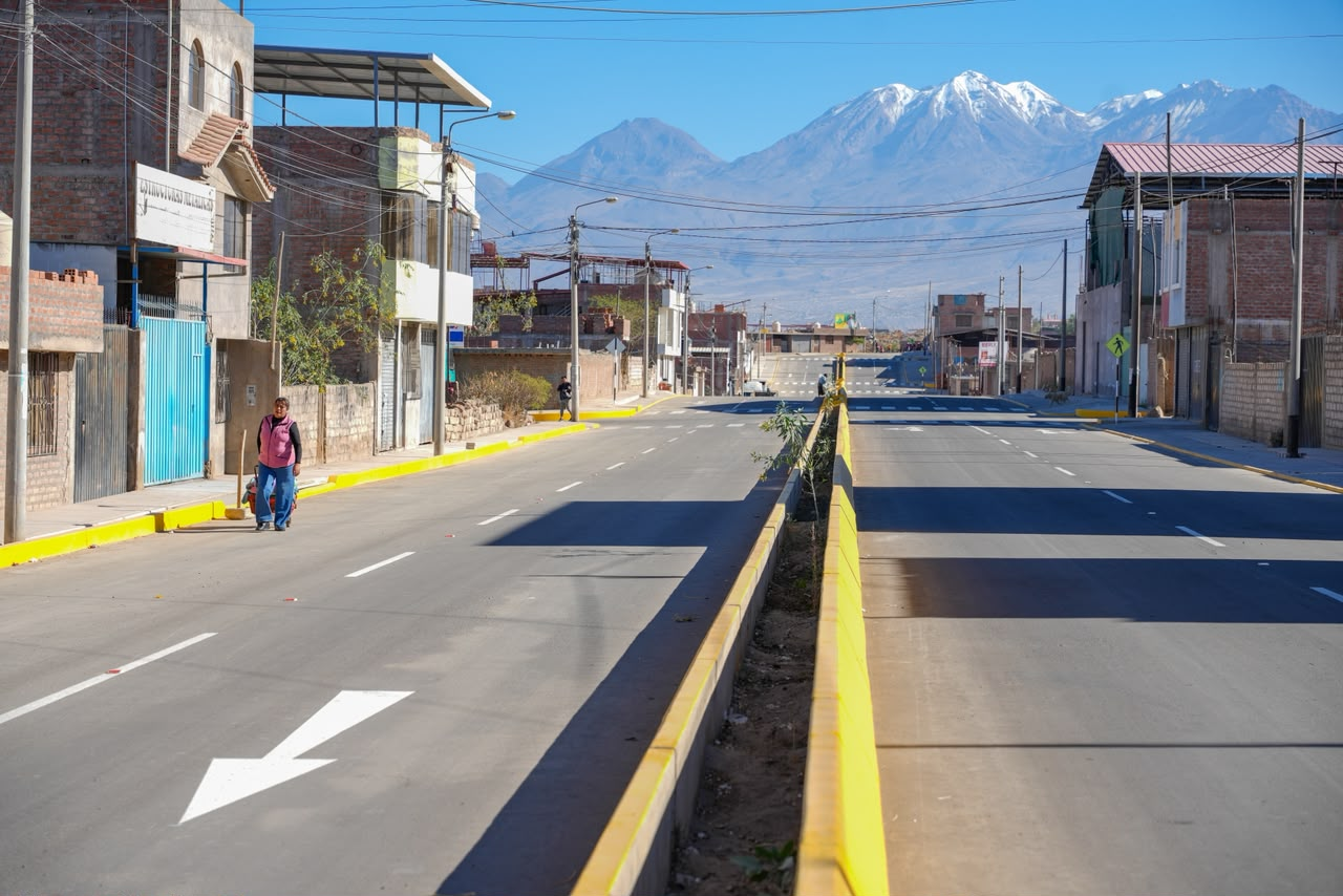 Más de 5 mil vecinos de Horacio Zeballos con vías nuevas tras inversión de S/ 25 millones