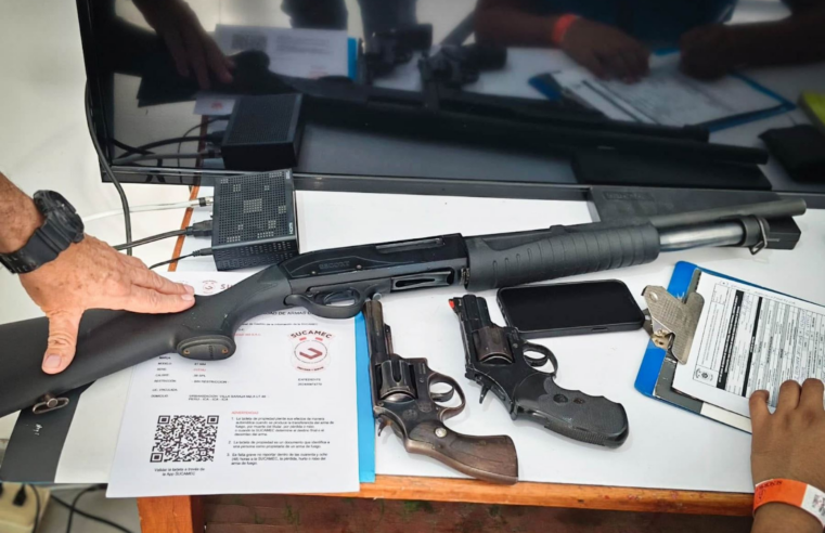 Sucamec incauta 100 armas y más de mil kilos de explosivos y pirotécnicos
