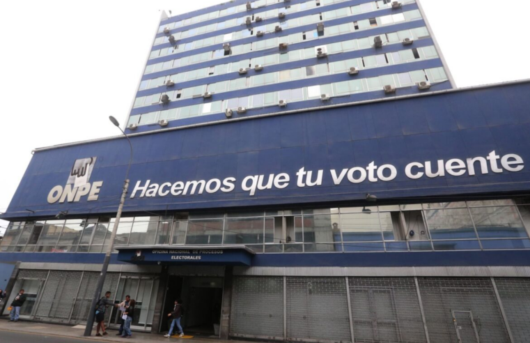 ONPE refuerza control sobre aportes y gastos de campaña no declarados