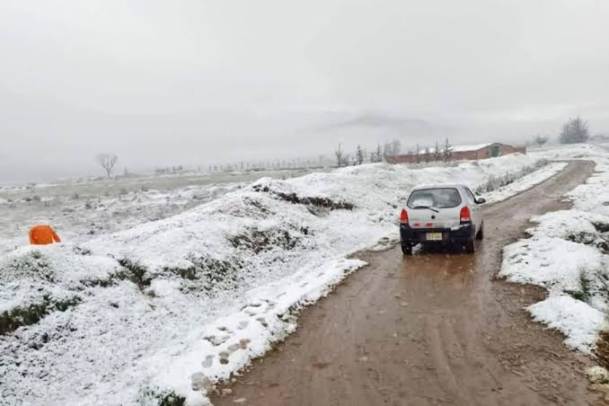 Nuevo periodo de nieve, granizo y lluvias en la sierra sur y centro