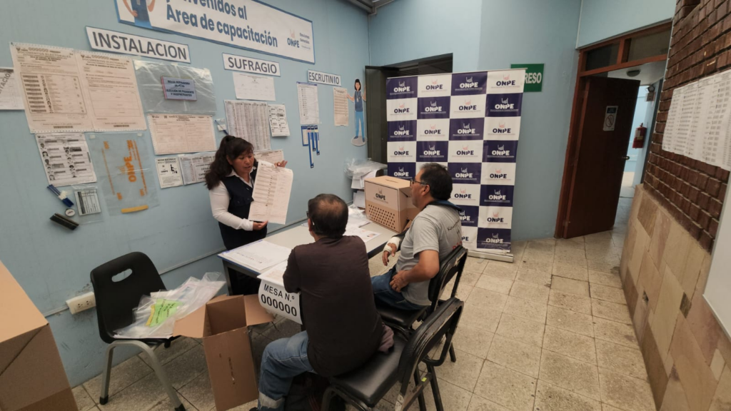 Miembros de mesa serán capacitados el 20 y 27 de setiembre para ERM