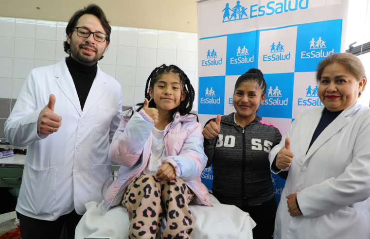 EsSalud retira tumor de 12 centímetros del páncreas de niña de nueve años