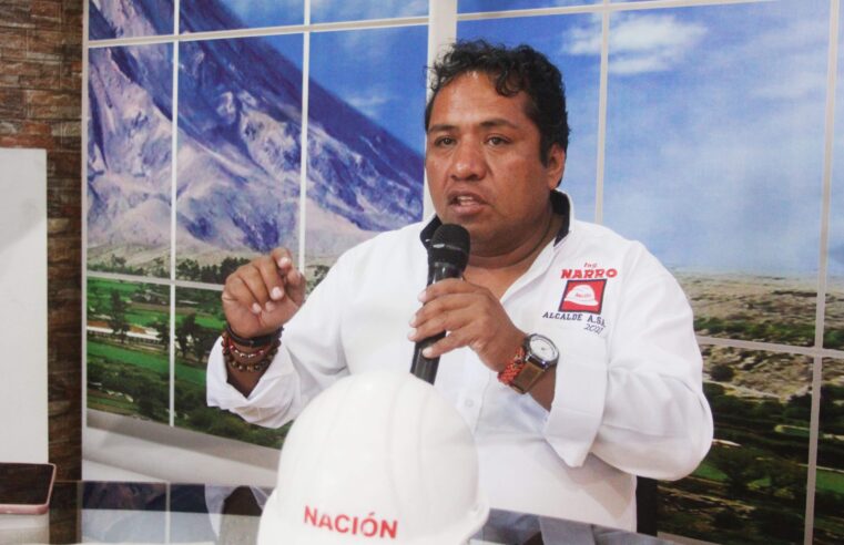 Narro: nuevas vías, saneamiento físico legal y turismo para impulsar Alto Selva Alegre