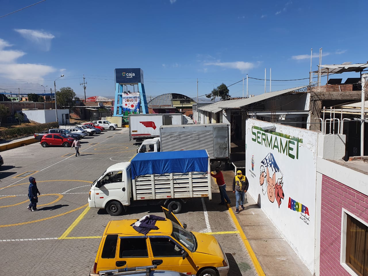 Corte de desagüe paralizó el camal municipal de Arequipa