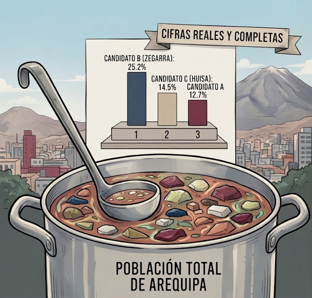LA SOPA MAL REVUELTA: ¿POR QUÉ LAS ENCUESTAS EN AREQUIPA TERMINARON SIENDO MÁS UNA ANÉCDOTA QUE UN PRONÓSTICO?