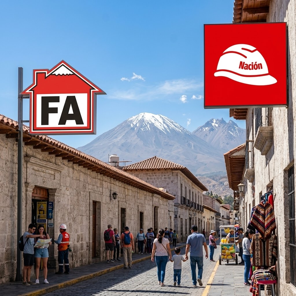 Ahora Nación y Fuerza Arequipeña lideran el mapa distrital de Arequipa