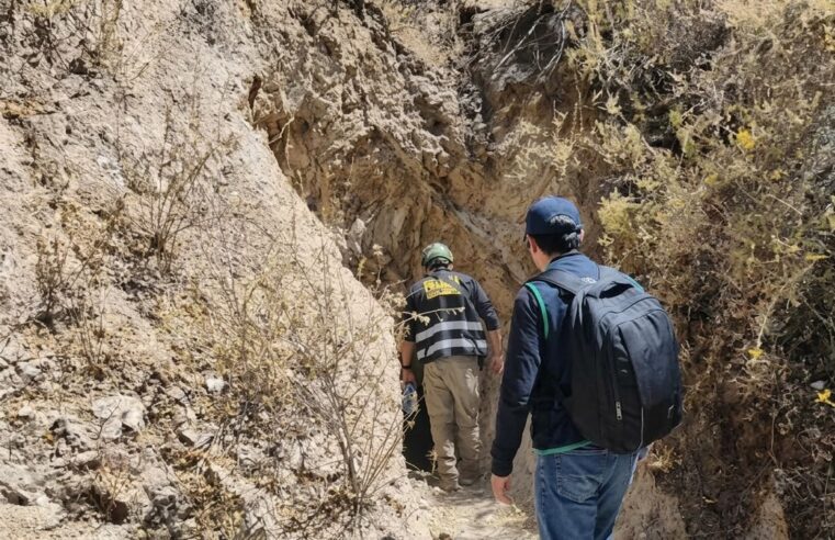 Destruyen 10 bocaminas y 15 campamentos de minería ilegal en Caylloma