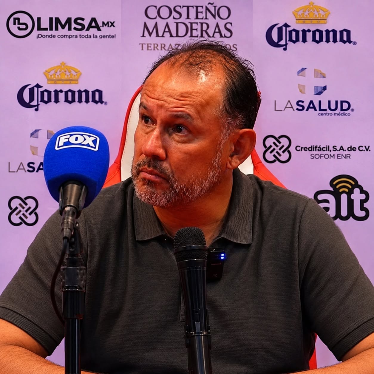 Juan Reynoso se siente frustrado con el Necaxa de México