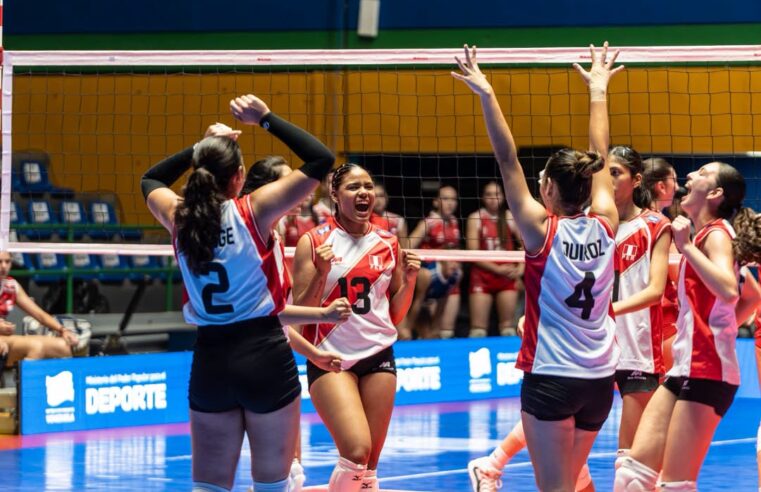 Perú derrotó a Brasil y clasificó al Mundial de Vóley Sub-19