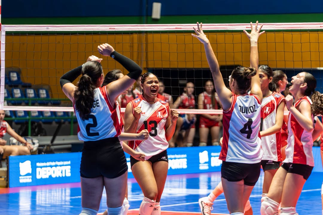 Perú derrotó a Brasil y clasificó al Mundial de Vóley Sub-19