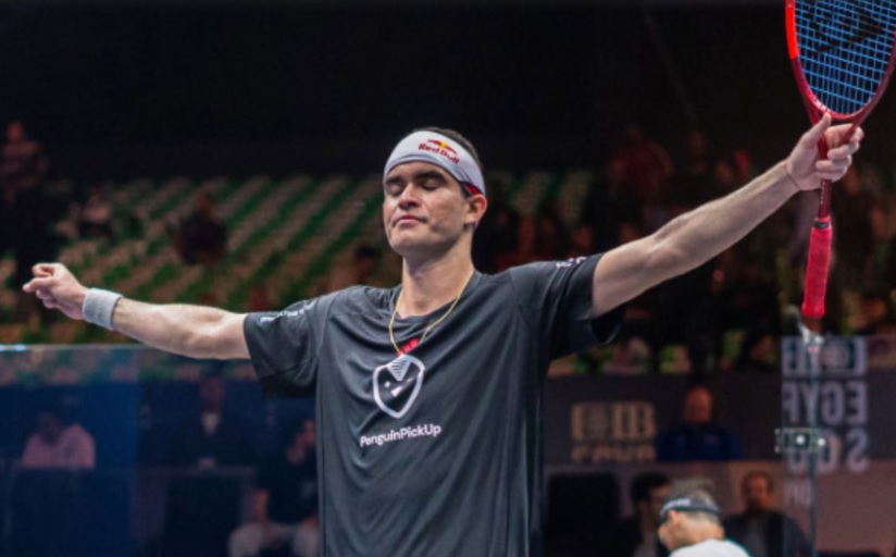 Diego Elías campeón mundial de squash en Egipto