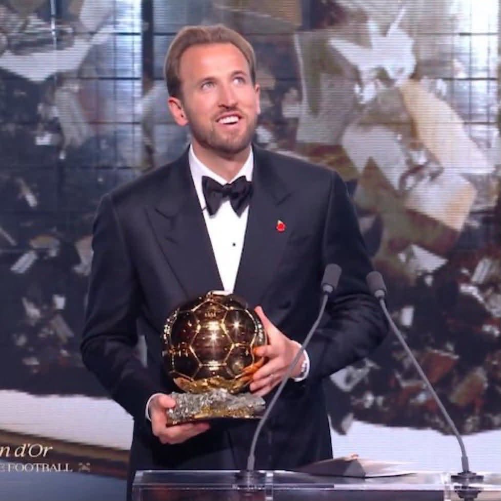 Harry Kane se llevó el balón de oro