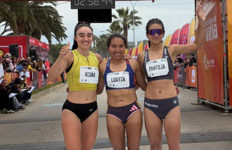 Atletas peruanas brillaron en maratón de Viña del Mar