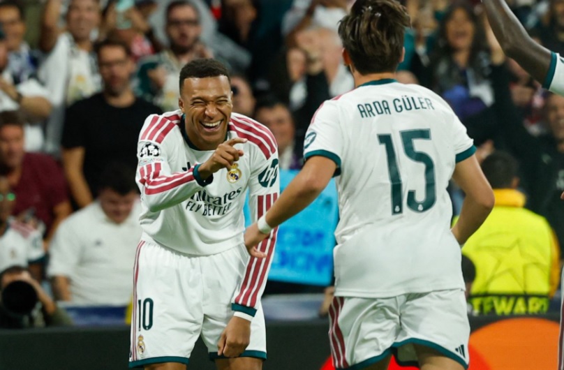 Real Madrid golea y el Bayern de Múnich empata en la Liga de Campeones