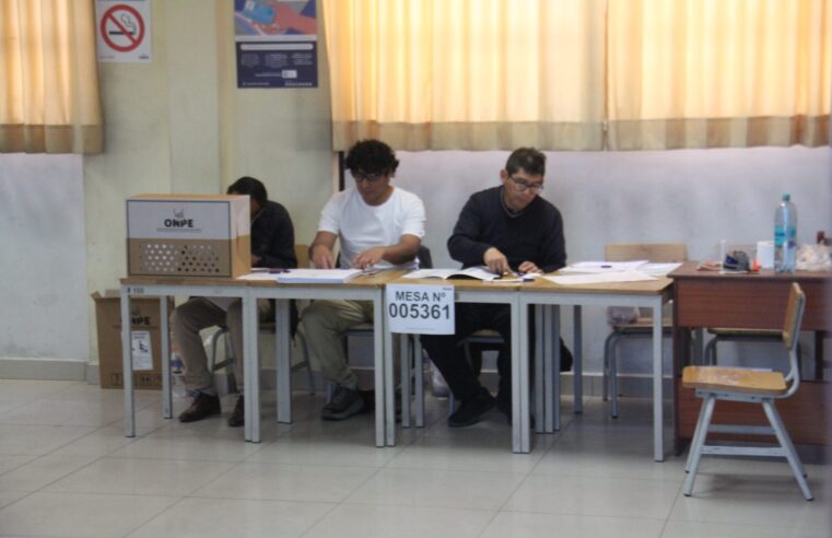 Miembros de mesa: cobrarán los S/165 por participar en las elecciones