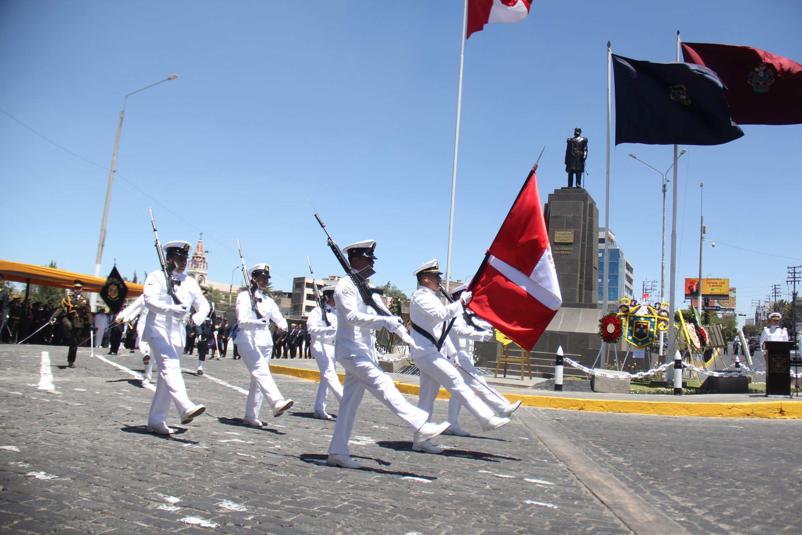 Arequipa recuerda a Miguel Grau a 147 años del Combate de Angamos