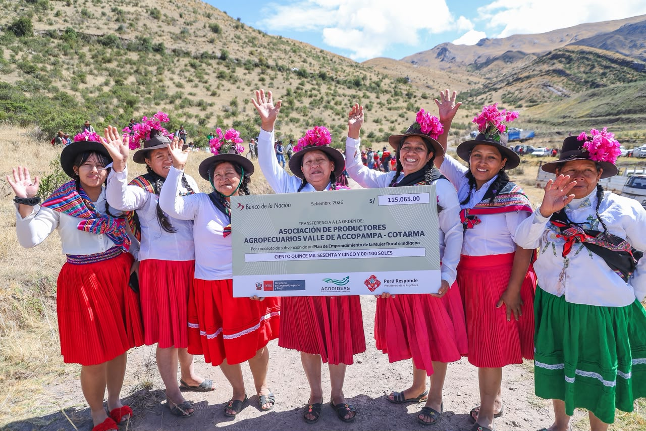 Cinco organizaciones campesinas de Arequipa acceden a financiamiento para producción
