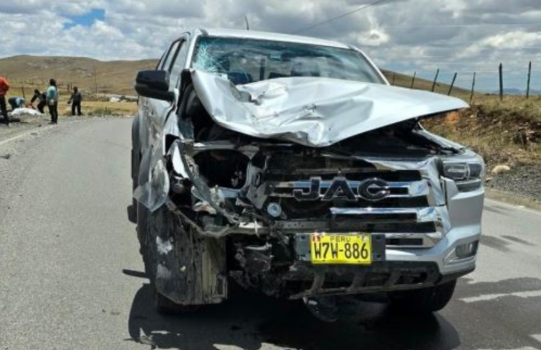 Motociclista muere tras choque frontal con una camioneta en carretera