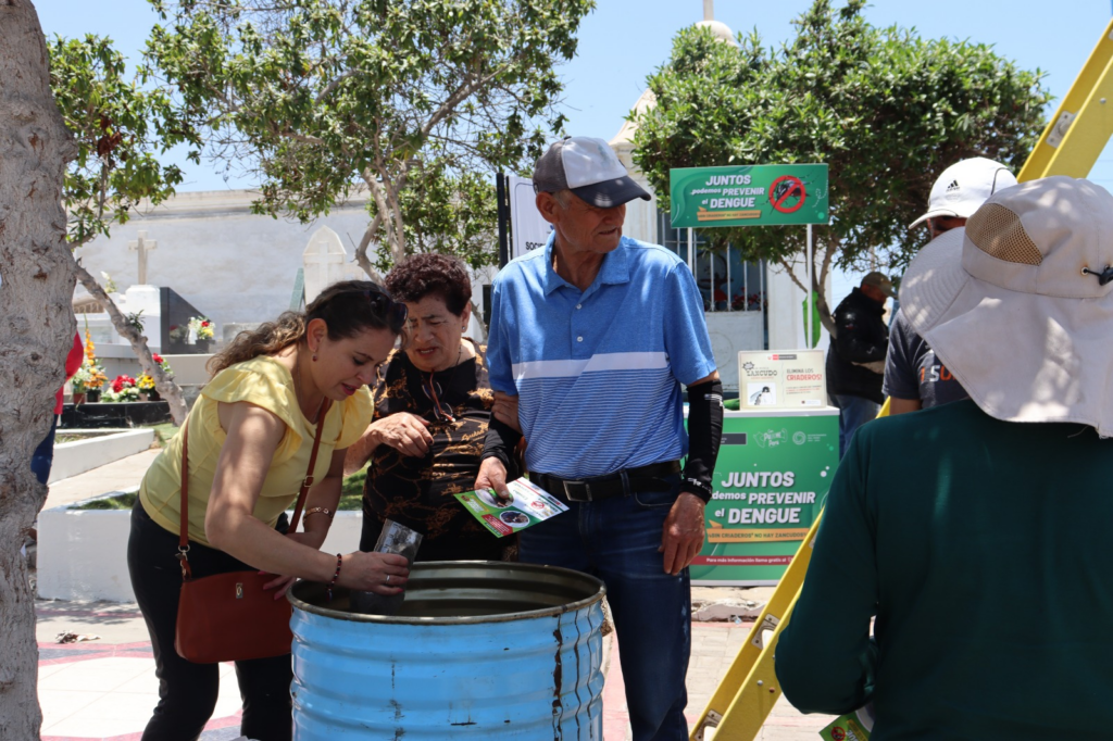 Fortalecen la prevención del dengue en cementerios de Islay, Camaná y Caravelí