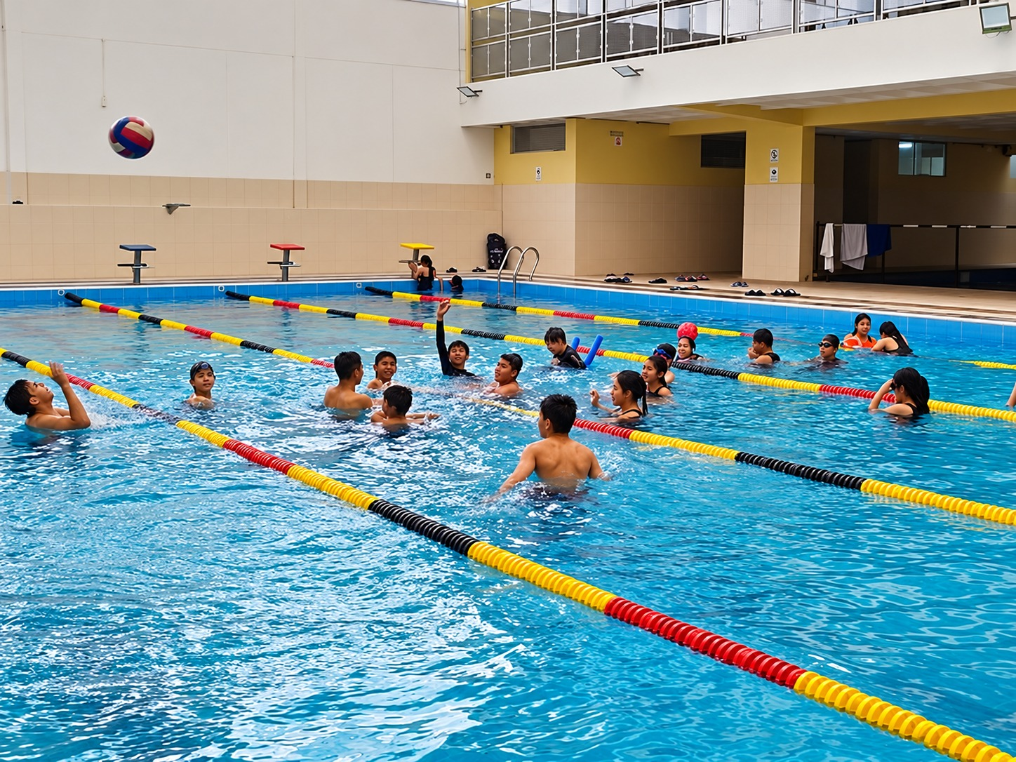 Clausuran piscina del colegio Santa Clara por exceso de cloro