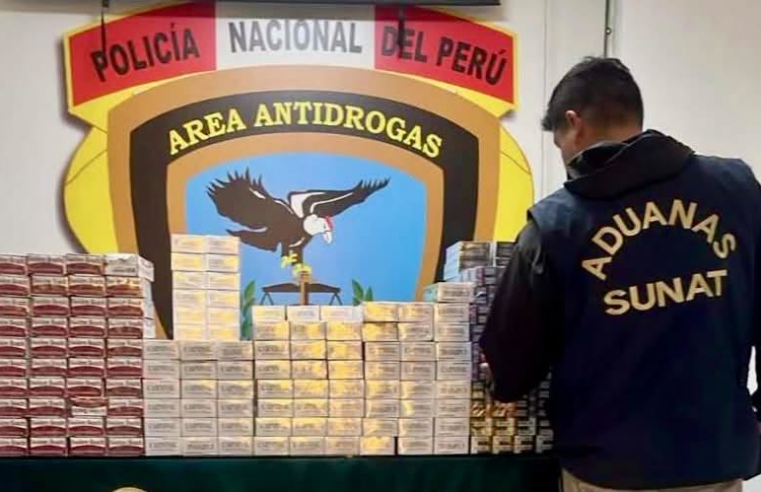 Incautan más de 600 mil cigarrillos ilegales que llegaron a Arequipa