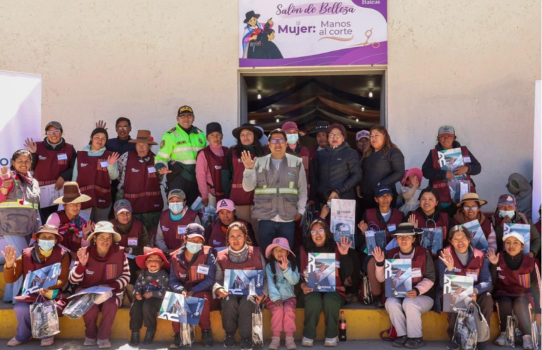 Mujeres de Cayllo culminan capacitación con corte de cabello gratuito para vecinos