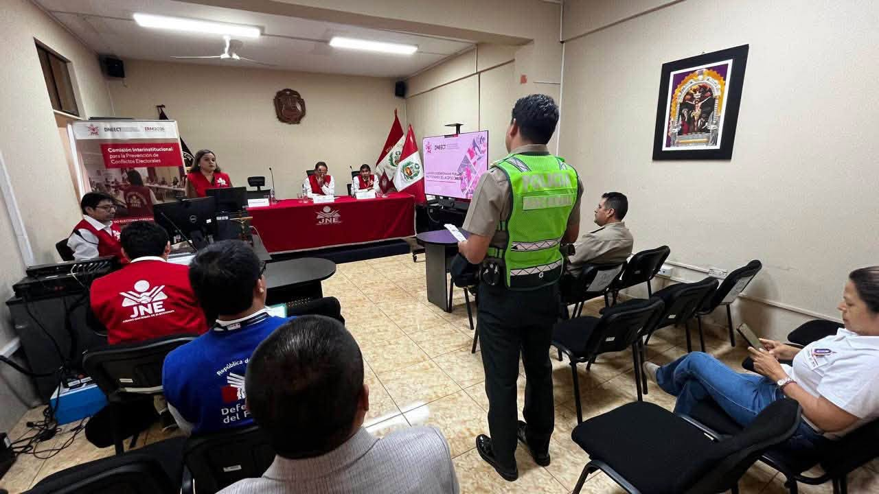 JEE Camaná coordina acciones para prevenir conflictos en segunda vuelta regional