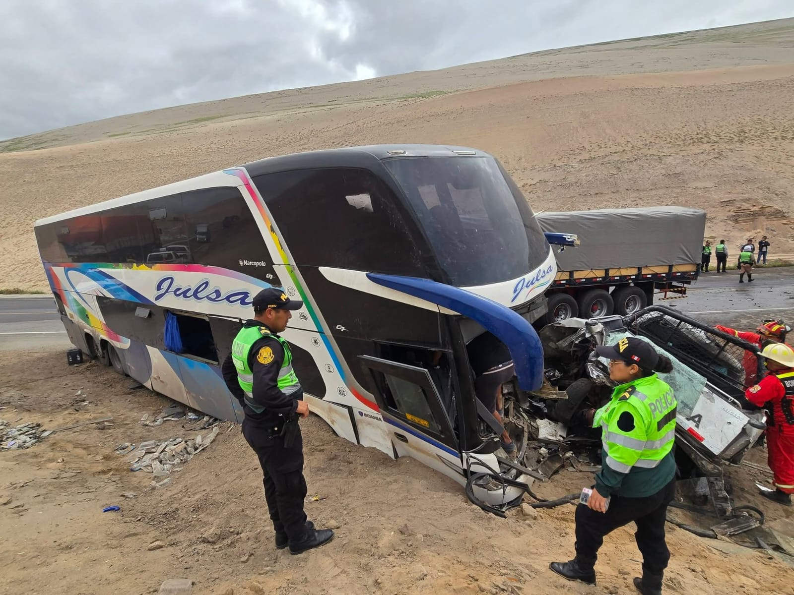 Accidentes en la Panamericana Sur evidencian saturación y excesivo flujo