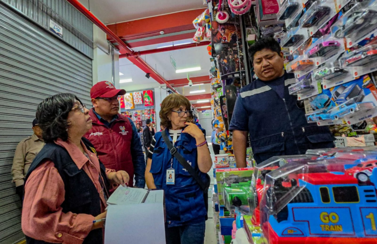 Detectan juguetes con registro sanitario vencido en centro comercial